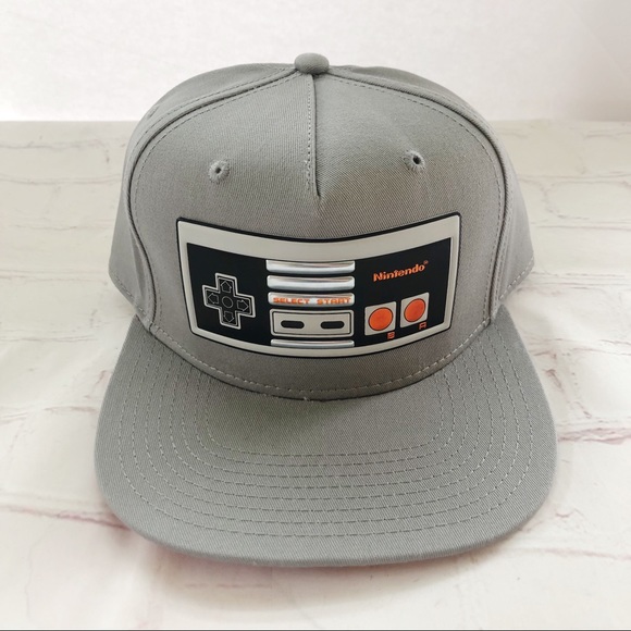 Nintendo Other - [Nintendo] NWOT gray controller snap back hat